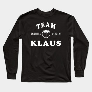 umbrella academy - TEAM KLAUS Long Sleeve T-Shirt